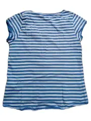 Vorschaubild 2 von Damen T-Shirt Kurzarm gestreift maritim blau Baumwolle Gr. S