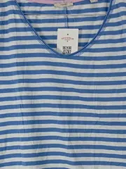 Vorschaubild 3 von Damen T-Shirt Kurzarm gestreift maritim blau Baumwolle Gr. S