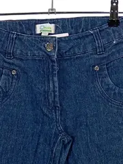 Vorschaubild 5 von Mädchen Jeans Regular Fit Blau Gr. 152 Baumwolle Casual