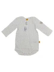 Vorschaubild 1 von Baby Body Langarm Pünktchen Gr. 62 Baumwolle Weiß