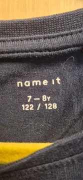 Vorschaubild 4 von Kinder T-Shirt Blau Gr. 122-128 Casual mit Pailletten Erdbeere