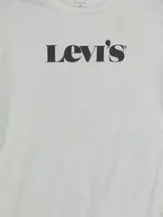 Vorschaubild 2 von Kinder T-Shirt Gr. 164 Weiß Logo-Print Kurzarm