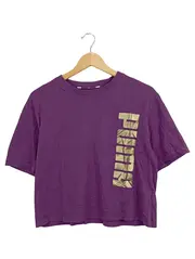 Vorschaubild 1 von Herren T-Shirt Lila Sportlich Einheitsgröße Baumwolle