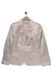 Vorschaubild 1 von Damen Blazer Gr. 38/M Beige Gestreift Elegant Business