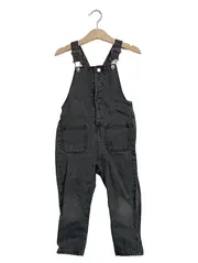 Vorschaubild 1 von Kinder Jeans Latzhose Gr. 98 Grau Denim Overall Mädchen
