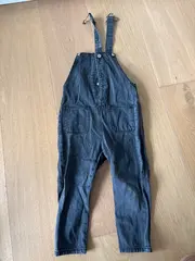Vorschaubild 3 von Kinder Jeans Latzhose Gr. 98 Grau Denim Overall Mädchen