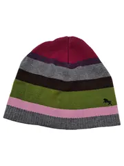 Vorschaubild 1 von Damen Beanie Mütze Gestreift Mehrfarbig Baumwolle Freizeit Casual