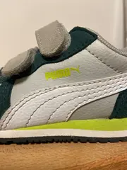 Vorschaubild 3 von Kinder Sneaker Klettverschluss Gr. 26 Grün Grau Sportschuh