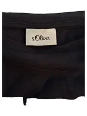 Vorschaubild 5 von Damen Langarmshirt Gr. 34/XS Grau Blumen Print Baumwolle