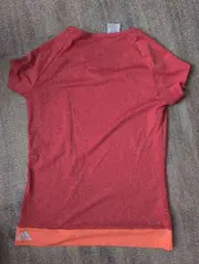 Vorschaubild 2 von Damen Sport T-Shirt Gr. XL Rot Orange Kurzarm Linear