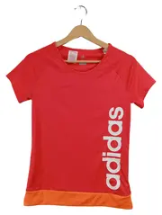 Vorschaubild 1 von Damen Sport T-Shirt Gr. XL Rot Orange Kurzarm Linear