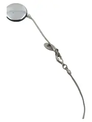Vorschaubild 2 von Damen Halskette Silber Kunststoff 103 cm Geometrisch Modern