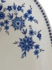 Vorschaubild 2 von Bavaria Servierteller oval Blumendekor Porzellan 31cm