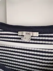 Vorschaubild 5 von EDC Damen Langarmshirt gestreift Rippstrick Gr. 36/S Casual Baumwolle