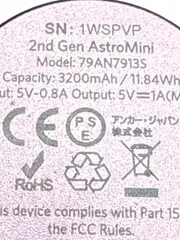 Vorschaubild 5 von AstroMini 79AN7913S Powerbank 3200mAh Rosa Kabelgebunden USB Ladegerät
