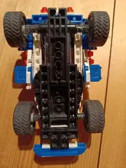 Vorschaubild 3 von Bauset Racing Car Eagle Blau Kinder Spielzeug Rennwagen