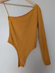 Vorschaubild 2 von Damen Body Einärmlig Gelb Gr. 34/XS Modern Baumwolle