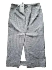 Vorschaubild 7 von Bleistiftrock Damen M Grau Strass Glamour Midirock Polyester