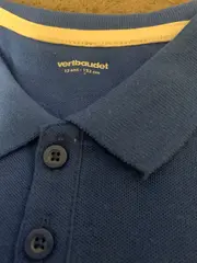 Vorschaubild 2 von Kinder Poloshirt Gr. 152 Mehrfarbig Gestreift Kurzarm