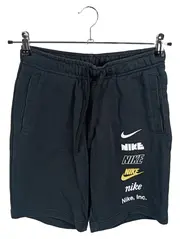 Vorschaubild 1 von Herren Shorts Multi-Logo Fleece Schwarz Größe XS Sportshorts