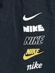 Vorschaubild 2 von Herren Shorts Multi-Logo Fleece Schwarz Größe XS Sportshorts