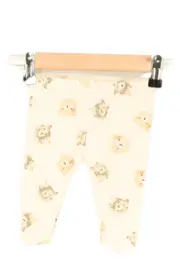 Vorschaubild 1 von Baby Leggings Gr. 68 Beige Tiermotive Baumwolle Casual Hose Kinder