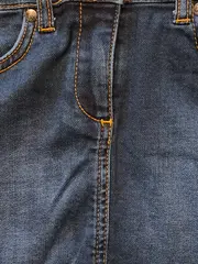 Vorschaubild 3 von Mädchen Jeansrock Gr. 125 Blau Casual Baumwolle