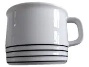 Vorschaubild 1 von Thomas Germany Tasse Porzellan weiß schwarze Streifen 300ml spülmaschinenfest
