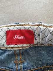 Vorschaubild 3 von Kinder Jeans Regular Fit Uni Blau Baumwolle Gr. 140