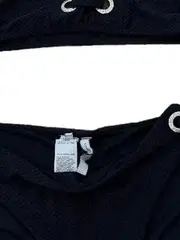 Vorschaubild 4 von Bikini Damen Schwarz Schnürung Ringe Gr. 36