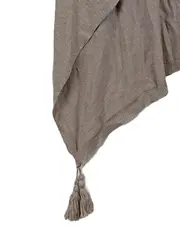 Vorschaubild 2 von TAIFUN Damen Poncho UNI Beige Casual Strick Quasten