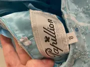 Vorschaubild 5 von Abendkleid Ballkleid Damen Gr. 34/XS Elegant Blau Pailletten