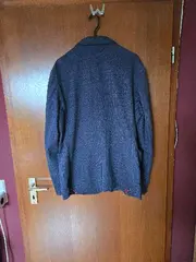 Vorschaubild 2 von Herren Sakko Blazer Gr. 46 Blau Meliert Casual