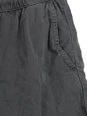 Vorschaubild 3 von Paperbag Shorts Damen Gr. 36 Grau Lyocell Casual Tunnelzug