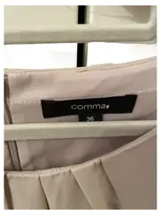 Vorschaubild 3 von Etuikleid Damen Gr. 36 Beige Elegant Business Kleid