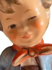 Vorschaubild 2 von Hummel Figur Junge Zwinkernd Porzellan 10 cm Germany 1989