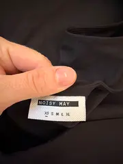 Vorschaubild 4 von Damen Kleid Schwarz Gr. XS V-Ausschnitt Ärmellos Minikleid