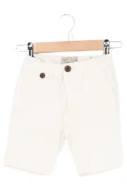 Vorschaubild 1 von Kinder Shorts Weiß Klassisch Einheitsgröße Baumwolle Chino