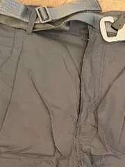 Vorschaubild 5 von Cargo Shorts Herren W27 Grau mit Gürtel Baumwolle