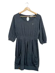 Vorschaubild 1 von Damen Freizeitkleid Sweatkleid Gr. M Grau Meliert Casual