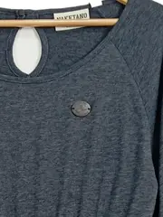 Vorschaubild 3 von Damen Freizeitkleid Sweatkleid Gr. M Grau Meliert Casual