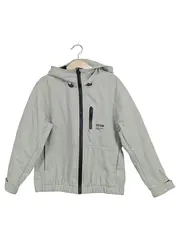 Vorschaubild 1 von Kinder Jacke mit Kapuze Gr. 120/122 Grau Outdoor leicht