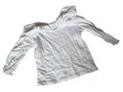 Vorschaubild 2 von Mädchen Langarmshirt Spitzenkragen Weiß Gr. 89/98