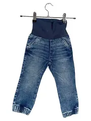 Vorschaubild 1 von Denim Jogger Hose Kinder Gr. 86 Blau Casual Baumwolle