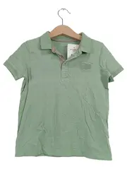 Vorschaubild 1 von Jungen Poloshirt Grün Grafik Kurzarm Gr. 110 Baumwolle