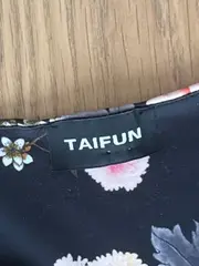 Vorschaubild 3 von Taifun Sommerkleid Damen Gr. 34 Blumenmuster Grau Midi Spitze