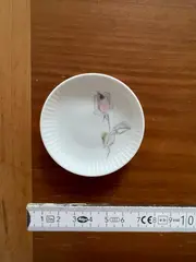 Vorschaubild 2 von Selb Bavaria Porzellan Unterteller Rose Weiß 8 cm