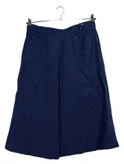 Vorschaubild 2 von Damen A-Linienrock Gr. 38 Blau Klassisch Midirock Viskose
