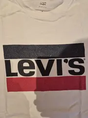 Vorschaubild 3 von Herren T-Shirt Logo Print Weiß Gr. M Baumwolle Casual