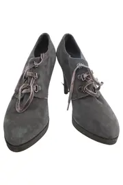 Vorschaubild 2 von Damen Pumps Schnürpumps Grau Gr. 38 Elegant